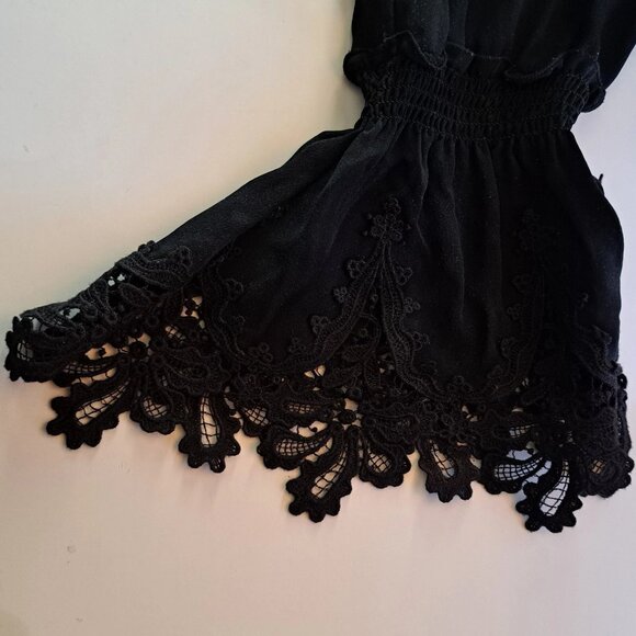 KOBI HALPERIN High End SILK LACE top blouse Sz S BOHO CHIC DESIGNER A RARE GEM - Picture 3 of 8